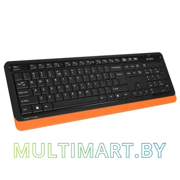Комплект клавиатура + мышь A4Tech Fstyler FG1010 (черный/оранжевый) картинка 5